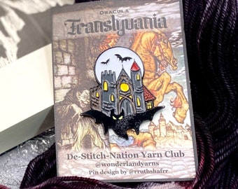 Dracula: Transylvania Haunted Castle Enamel Pin