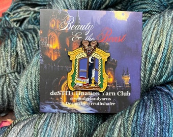 Beauty and The Beast: Literary Realms Enamel Pin