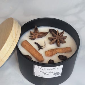 Decorative soy scented candles