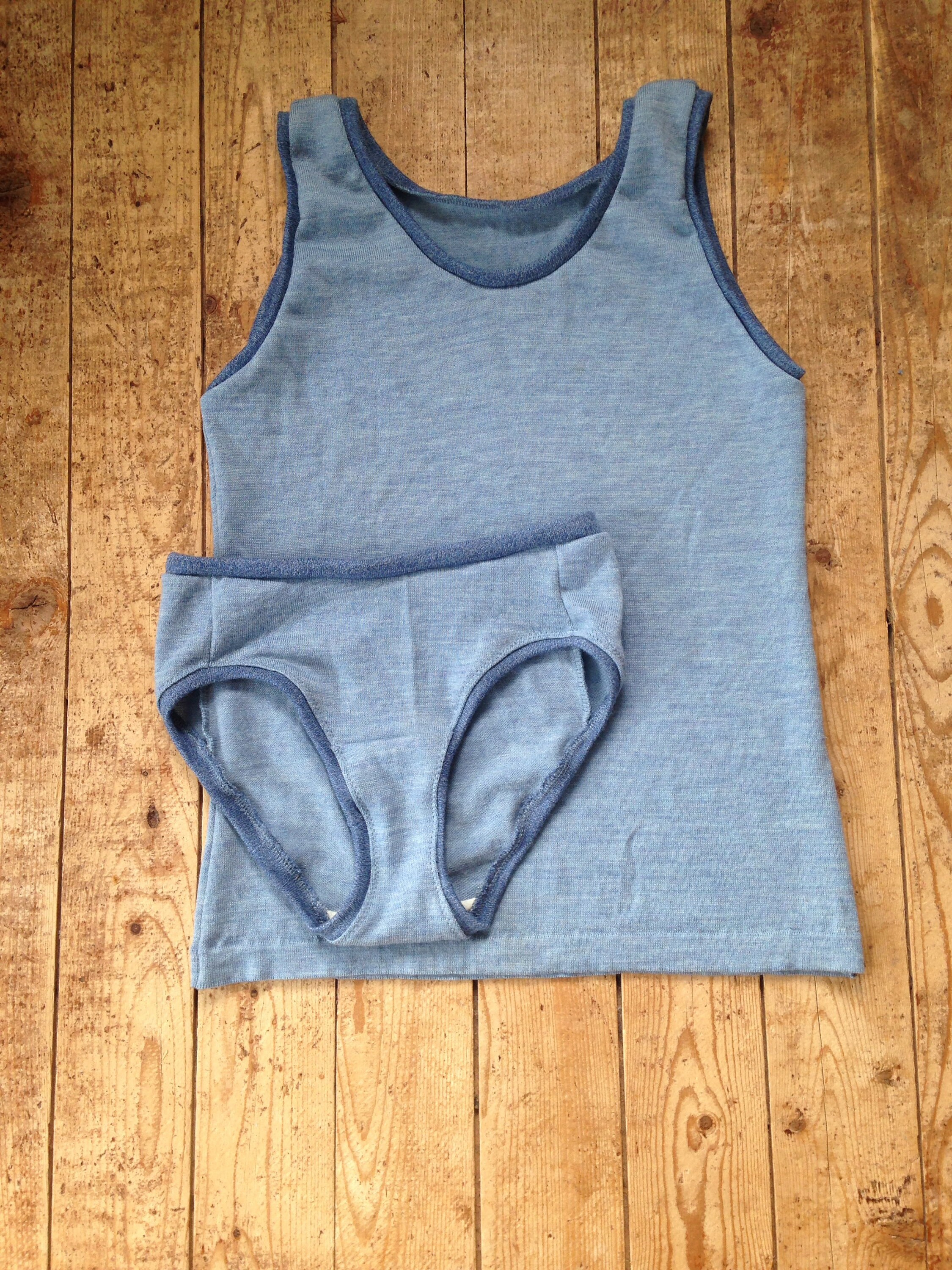 Wool Underwear and Tank for Women Made to Order Set Size Etsy