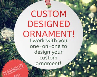 Custom Christmas Ornament: Personalized Pet, Family, Travel Keepsake