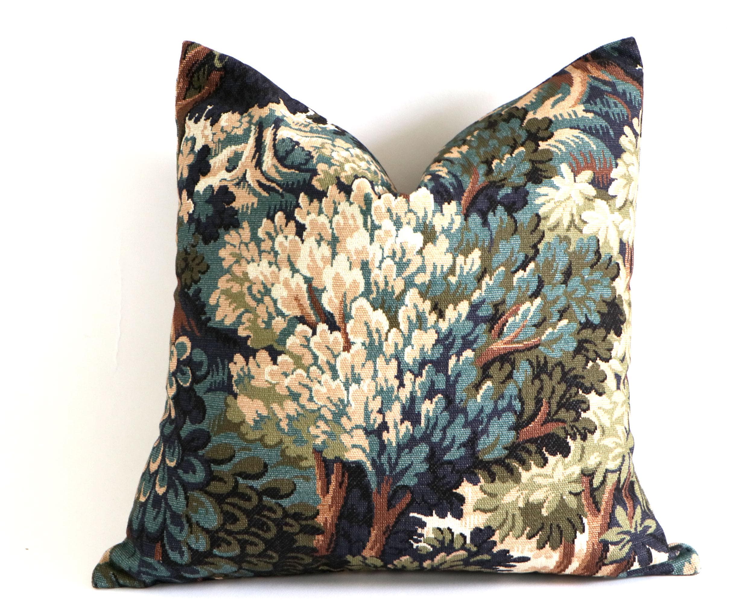 Moody Decor Sofa Pillow Cover Dark Academia Inspired Cushion Dark Cottagecore Throw Pillow Cover Forest Tapestry - 10 Sizes