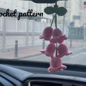 Crochet Pattern Lily of the Valley Hanging Decor - Versatile Hanging Decor for Home & Car