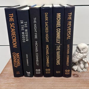 Hidden Storage Books - Hide items behind REAL books. Conceal Modems, Keys, Cash, Jewelry *Michael Connelly Novel Set* Electronics Hider