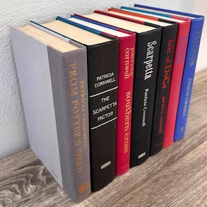 Discrete Hidden Storage Book Safe - Hide, conceal items out of view behind REAL books.  *James Patterson Novel Set* for book lovers!