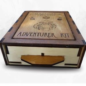 Fichier svg D&D dés boîte, cartes de sorts, miniature, bois 4 mm, donjons dragons 5e, dnd suivant, cadeau pour nouveau joueur