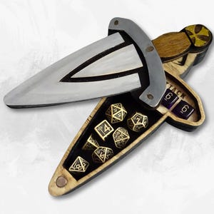 SVG-Datei Dnd Thief sagt Box | Hinterhältiger Angriff | d6 d8 | Dungeons & Dragons, Pathfinder | Günstige Würfelhalter aus Holz für Rollenspiele | Dnd 5e