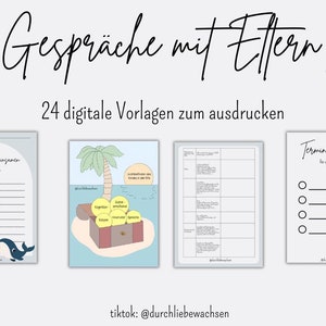24 Elterngespräche Vorlagen