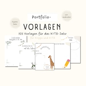 105 special portfolio pages for crèches and daycare centers
