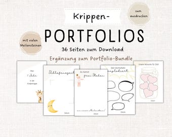 36 portfolio templates for the nursery