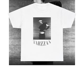 Tarzzan ALLDAY PROJECT T-Shirt - Kpop Aesthetic Tee - Vintage Black and White Streetwear Graphic Tshirt - K-pop Fan Gift