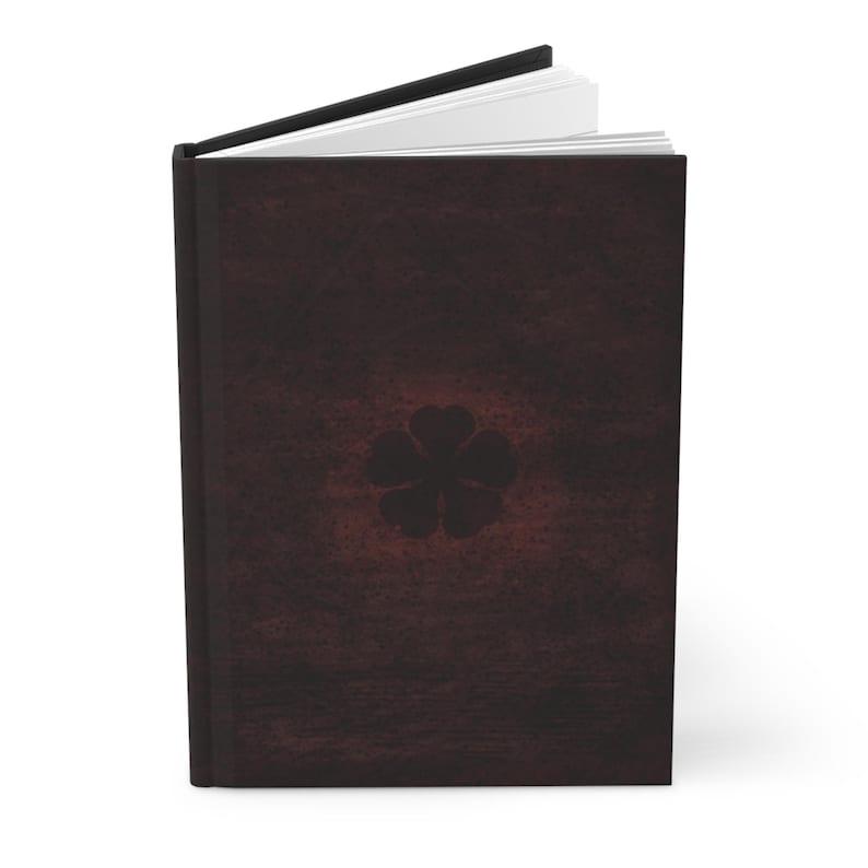 5 Leaf Black Clover Grimoire Notebook image 3