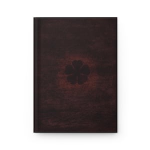 5 Leaf Black Clover Grimoire Notebook image 1