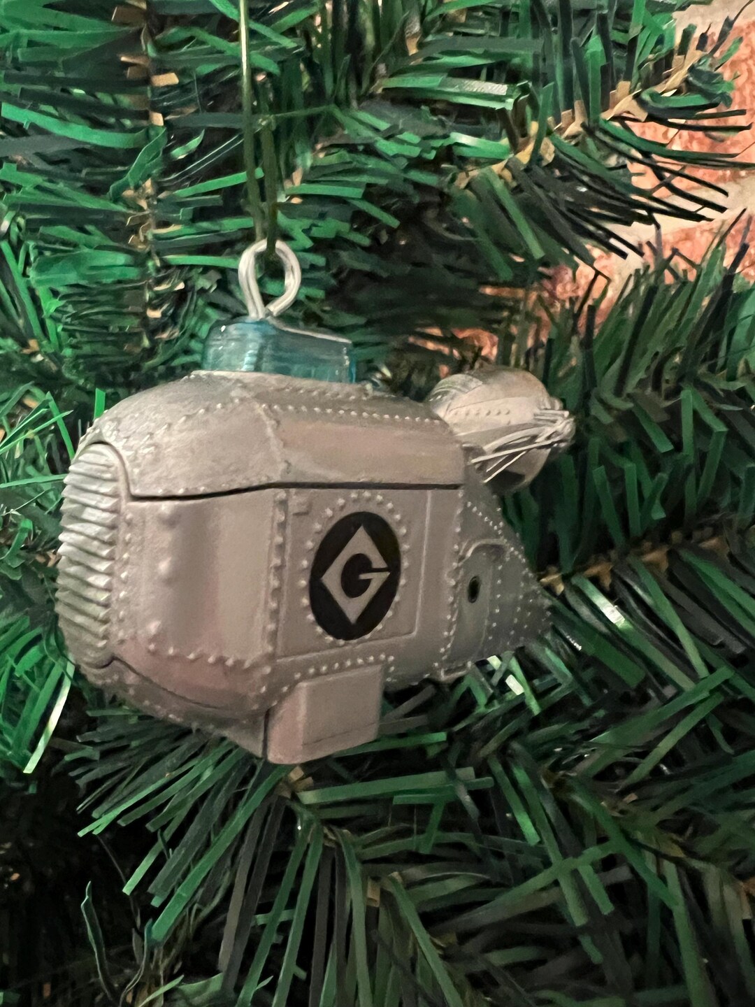 Disney Dispecible Me Minions Movie Grumobile Christmas Ornament