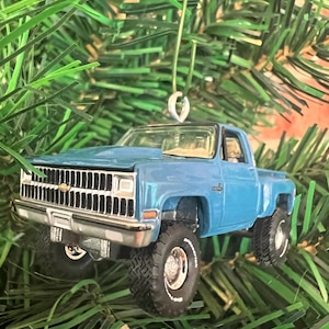 1981 Chevrolet Silverado Stepside 4X4 Truck Christmas Ornament! Purchased Benefits Physical Education and Sports Programs!!