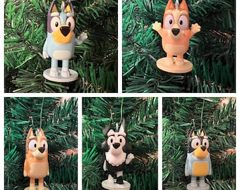 Set of 10 Bluey Character Christmas Ornaments! Purchased Benefits Physical Education and Sports programs!!