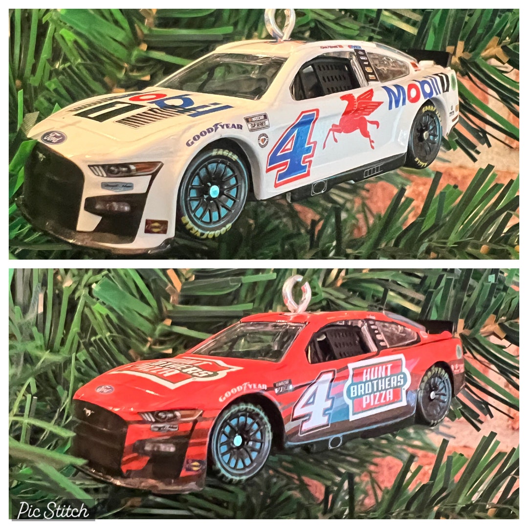 NASCAR #4 Kevin Harvick Race Car Christmas Ornament! CHOOSE ONE