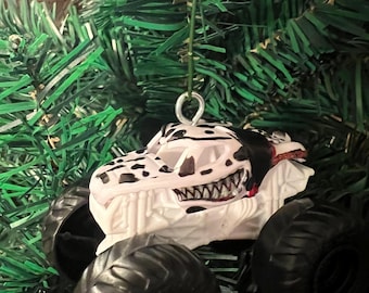 Monster Jam Monster Mutt Dalmatian Monster Truck Christmas Ornament! Purchased Benefits Physical Education and Sports Programs!!