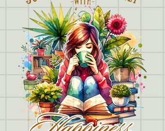 Jardinage PNG, TÉLÉCHARGEMENT NUMÉRIQUE, succulentes png, plante papa png, jardin signe png, amoureux des livres png, plante dame png, café png, cadeaux pour elle