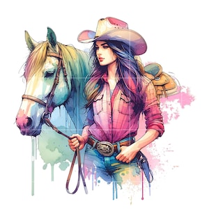 Barrel Racing png, western png, cowgirl png, watercolor horse, Barrel Racer T shirt, DIGITAL DOWNLOAD, horse png, western shirt ideas, rodeo