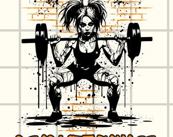 Fitnessstudio png, Zombie png fürs Fitnessstudio, Gewichtheben png, DIGITAL DOWNLOAD, Gym Sublimation, Fitness png, Zombie Shirt Design, Clipart