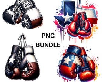 Ensemble Texas Boxing PNG, design par sublimation (téléchargement numérique)