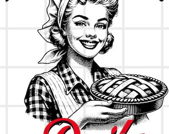 PNG retrò Sassy Baking, design per maglietta umoristica per adulti (download digitale)
