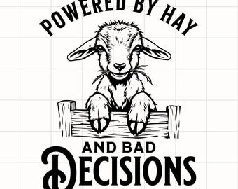 Funny Goat PNG & SVG Download - Perfect for Sublimation and Clipart, goat shirt png, funny goat svg, farm png, goat svg, farm goat svg