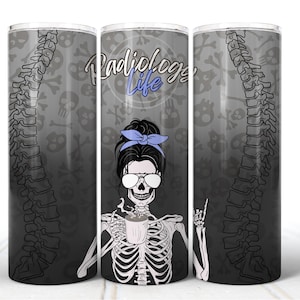 Radiology Tech 20oz Skinny Straight Tumbler Wrap, Xray tech, Radiology Tumbler Sublimation Design, Medical wrap, Digital Download, PNG file