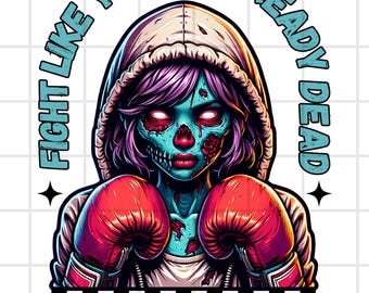 Chemise de sport png, png de boxe pour chemise de boxe, Halloween png, TÉLÉCHARGEMENT NUMÉRIQUE pour sublimation, gants de boxe png, zombie png, entraînement png