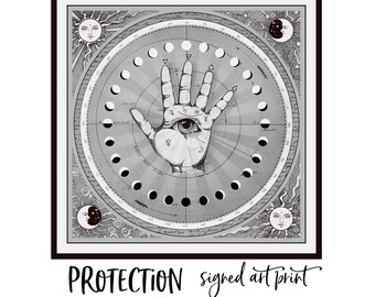 Protection, Fine Art Print, artist signed