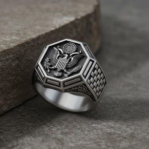 Us Great Seal Ring - Etsy