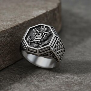 Us Great Seal Ring - Etsy
