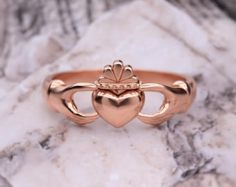 Sterling Silver Claddagh Ring: Irish Love, Loyalty, Friendship