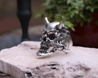 アクセサリー Devil Skull RING Silver925