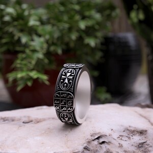Sternzeichen-Ring: 925er Sterlingsilber, Astrologie-Symbol, Talisman