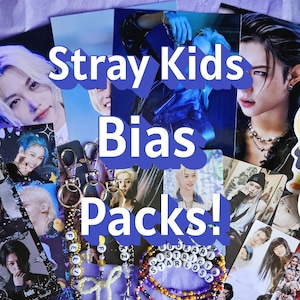 STRAY KIDS BIAS Packs! with bracelets, stickers, keychains, photos and more, perfect gift for stay
