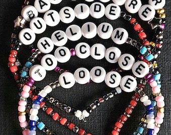 DESIRE:UNLEASH BUNDLE of bracelets, enhypen, kpop, hand made, enha, engene, Bad desire, helium, outside, too close, loose, freebies, gift