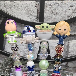 SPACE FRIENDS Disney-geïnspireerde pennen met karakterkralen