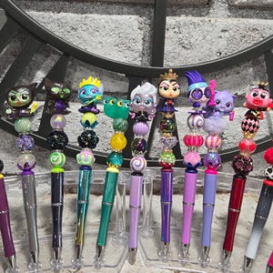 ヴィランズ ディズニー風ビーズペン パート1