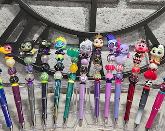 VILLAINS Disney Inspired Beaded Pens Part 1