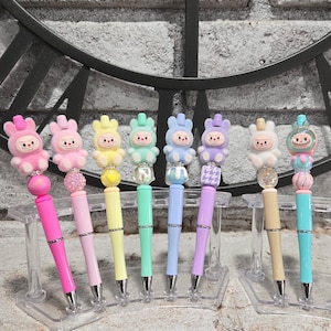 Labubu Inspired Beaded Pens