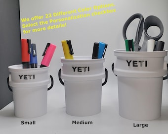 Mini Yeti Bucket - Pen/Pencil Holder - Office Desk Accessories
