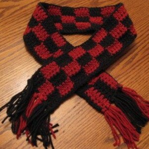 Checkerboard Scarf - small size