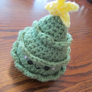 Amigurumi Christmas Tree Crochet Christmas Decoration Holiday Decor Plush Christmas Tree image 1