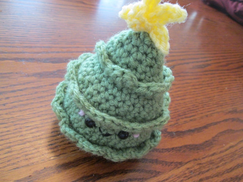 Amigurumi Christmas Tree Crochet Christmas Decoration Holiday Decor Plush Christmas Tree image 1