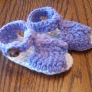 Crocheted sandals you choose colors image 2