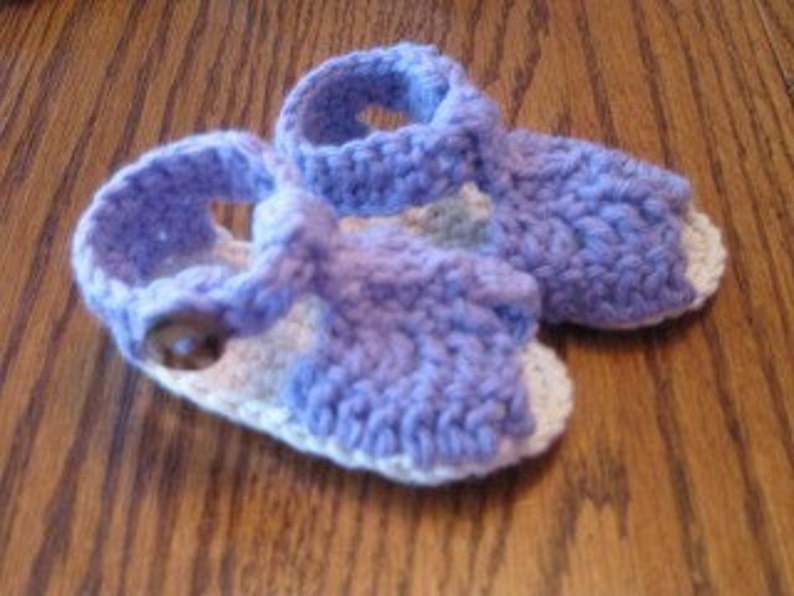 Crocheted sandals you choose colors image 2