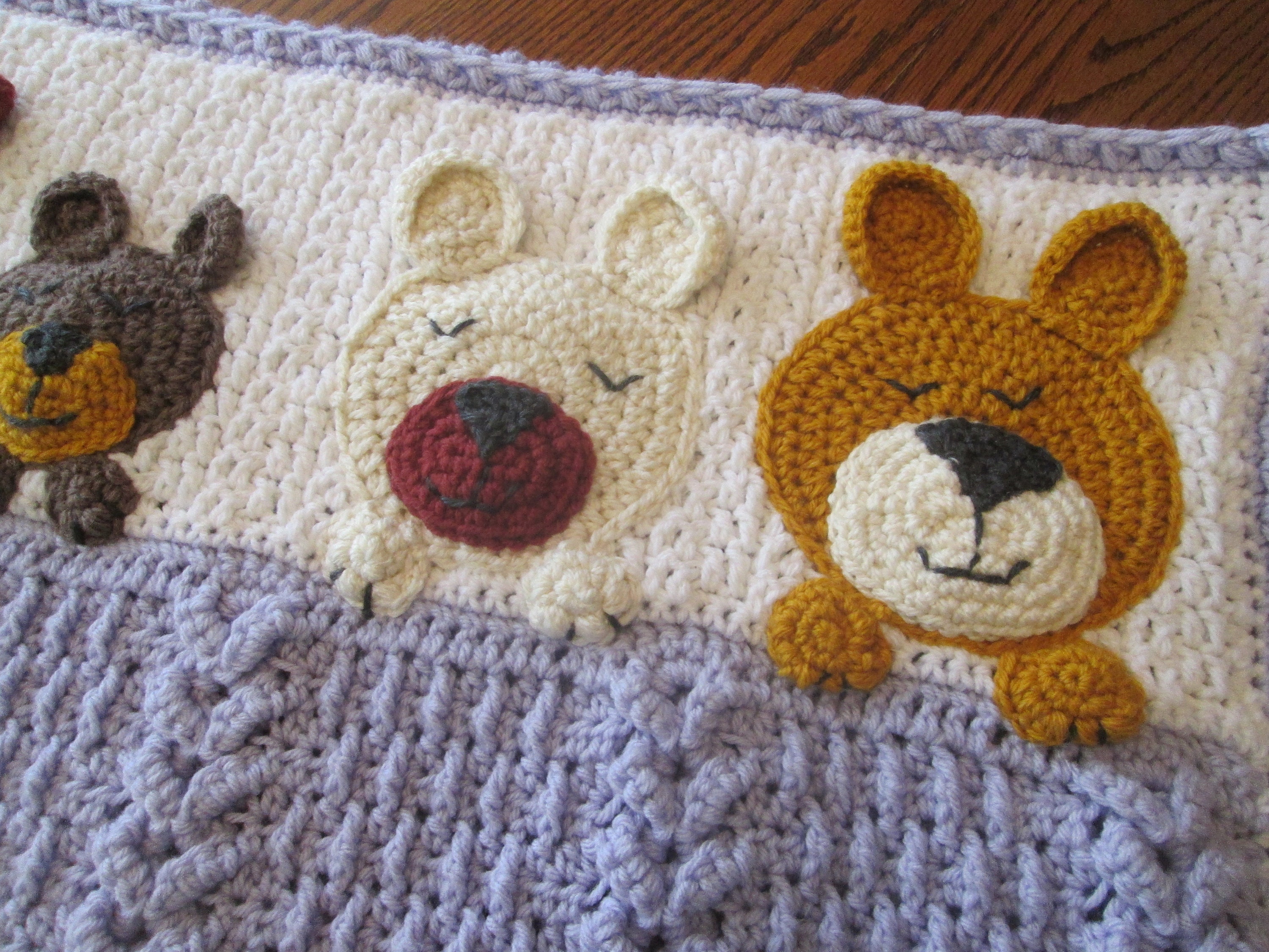 Sleep Tight Teddy Bear Blanket Teddy Bear Crocheted Baby | Etsy