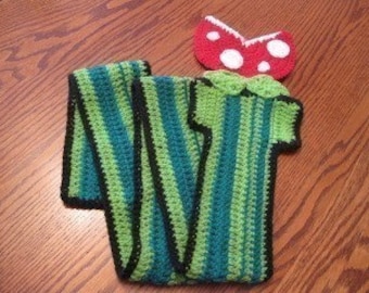 Super Mario Bros. Piranha Plant inspired Scarf